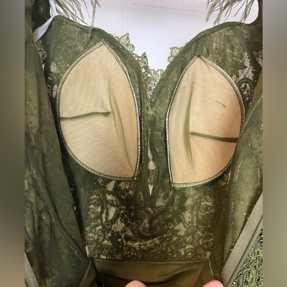 Mac Duggal 20246 Feathered Crystal Embellished Sleeveless Gown - Picture 9 of 12